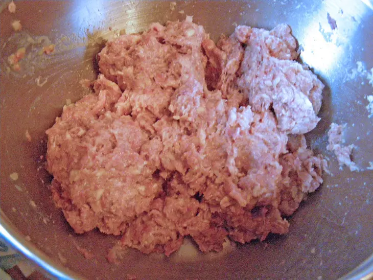 Мясной батон с яблоками(apple meatloaf): шаг 1