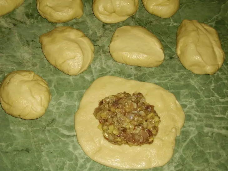 Учпочмаки (татарские треугольные пирожки): шаг 3