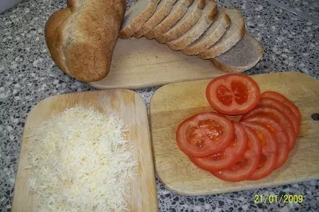 Быстрые горячие бутерброды: шаг 1