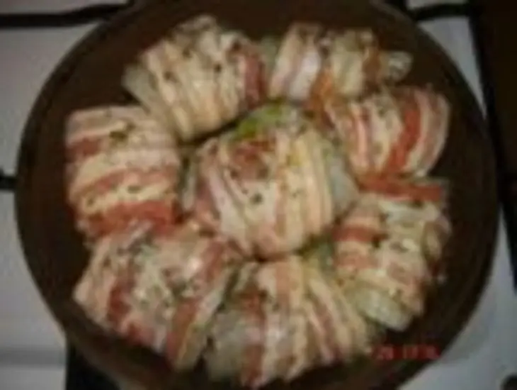Окунь с грудинкой в духовке: шаг 4