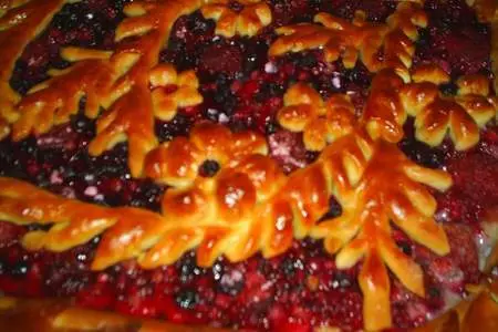 Открытый пирог с ягодами: шаг 1