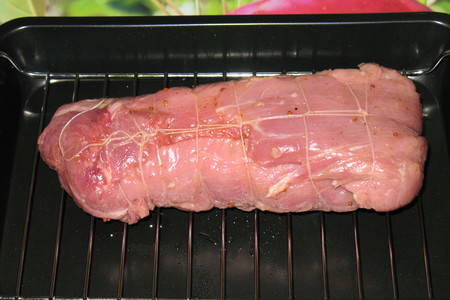 Фаршированная запеченная свиная вырезка.: шаг 6