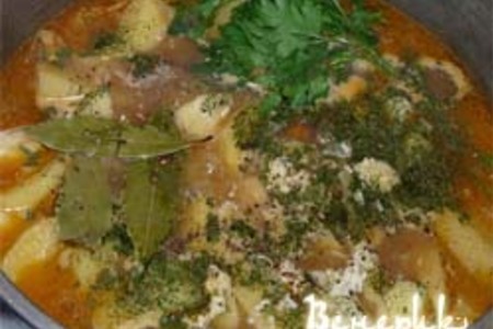 Среднеазиатский "чудный" суп: шаг 8