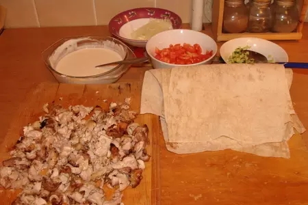 "мясной эклер": шаг 1
