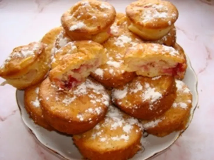 Маффины с яблоками и клюквой: шаг 6