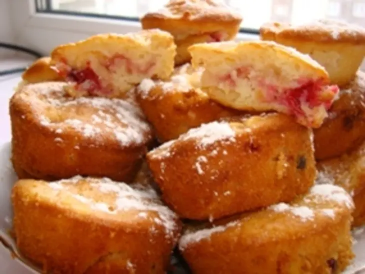 Маффины с яблоками и клюквой: шаг 7