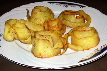 Запеченые картофельные ленточки: шаг 6