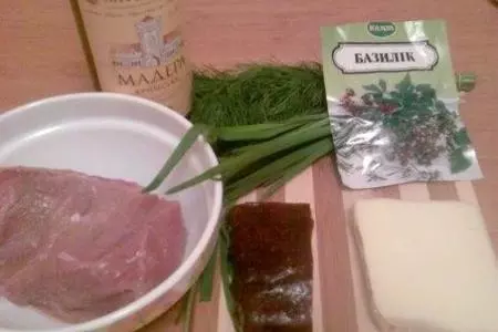 Телятина saltinbocca: шаг 1