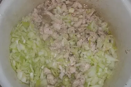 Плов рыжик с филе курицы: шаг 5
