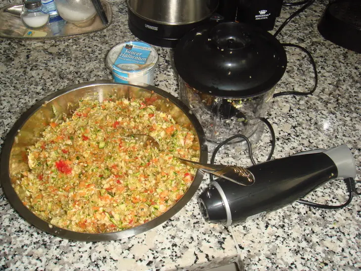 Овощные оладушки "вкусняшки": шаг 2