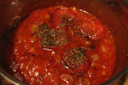 Курица с баклажанами в томатном соусе: шаг 3