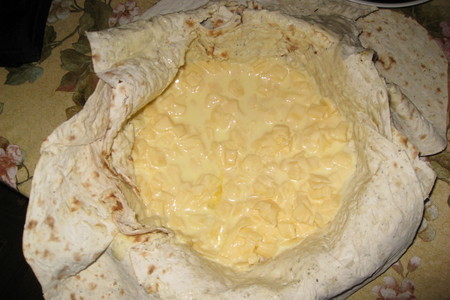 Пирог из лаваша с сыром: шаг 6