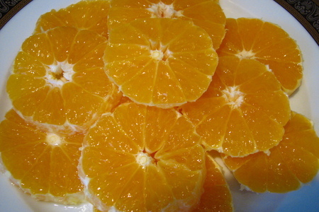 Апельсины в сиропе: шаг 1