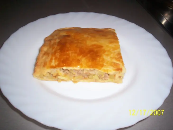 Пирог с мясом: шаг 2