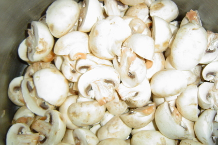 Винегрет со свеже-маринованными грибами: шаг 1