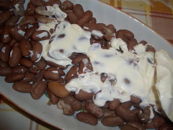 Сельдь с фасолью: шаг 1