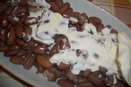 Сельдь с фасолью: шаг 1