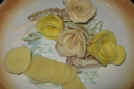 Картофельные розы: шаг 2