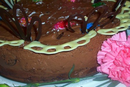 Торт "шоколадно-бархатный c черносливом": шаг 1