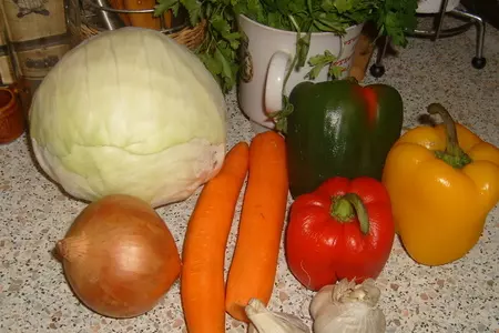 Капуста маринованная, пряная: шаг 1