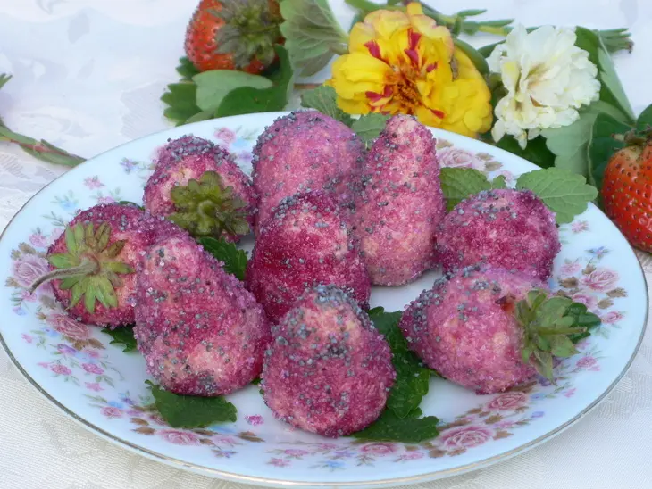 Печенье клубничка: шаг 3