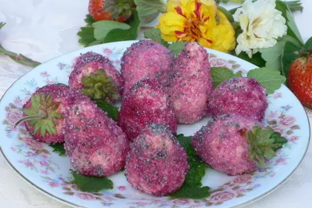 Печенье клубничка: шаг 3