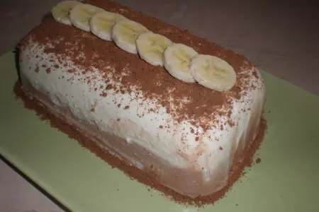 Творожный десерт с бананом.: шаг 7