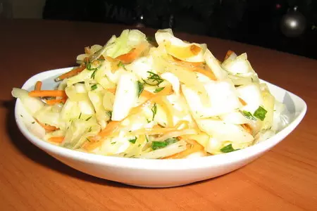 Салат из капусты по корейски: шаг 2