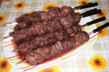 Шашлык из баранины под кавказским соусом: шаг 4
