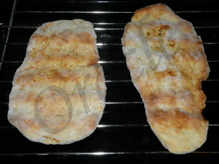Индийские лепешки (хлеб) – nan bread ( с начинками): шаг 3
