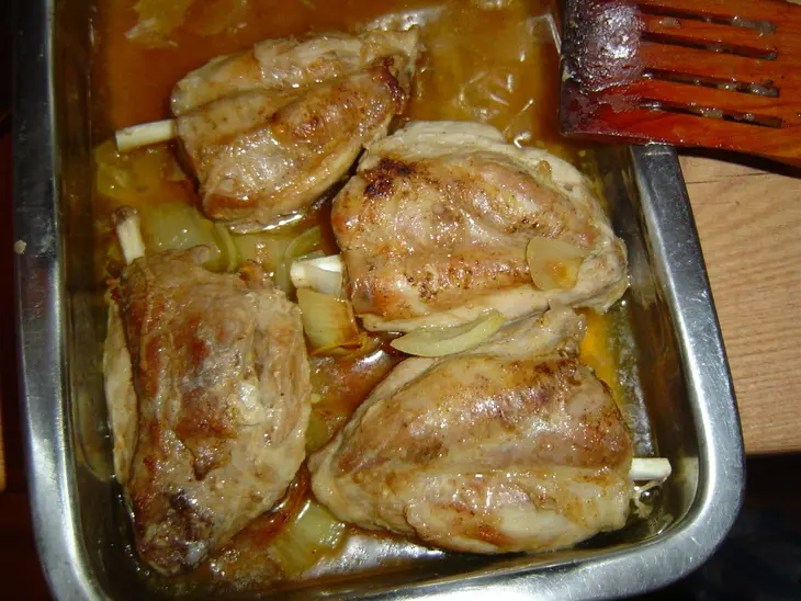 "рябчики " c грибным соусом: шаг 7
