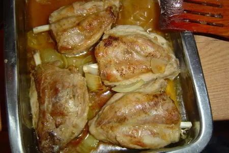 "рябчики " c грибным соусом: шаг 7