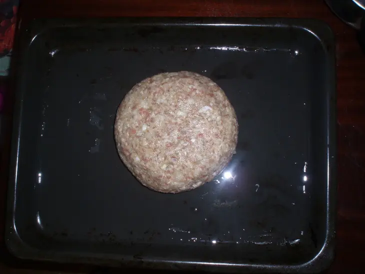 Мясной колобок с сюрпризом(не проходить мимо!!!!): шаг 5