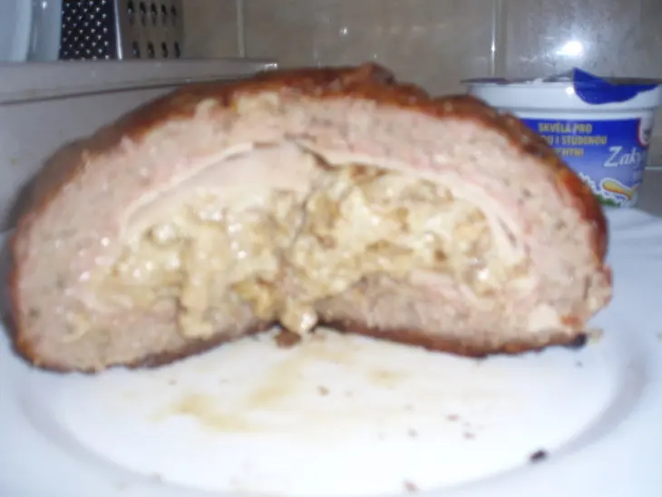 Мясной колобок с сюрпризом(не проходить мимо!!!!): шаг 6