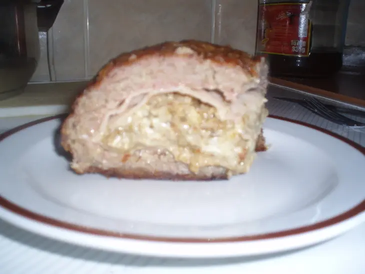 Мясной колобок с сюрпризом(не проходить мимо!!!!): шаг 7