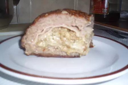Мясной колобок с сюрпризом(не проходить мимо!!!!): шаг 7
