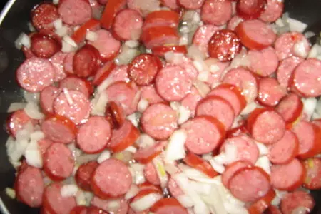 Суп из щавеля с колбасками: шаг 4