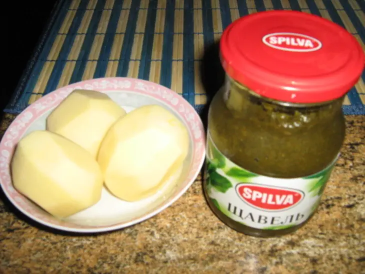 Суп из щавеля с колбасками: шаг 5