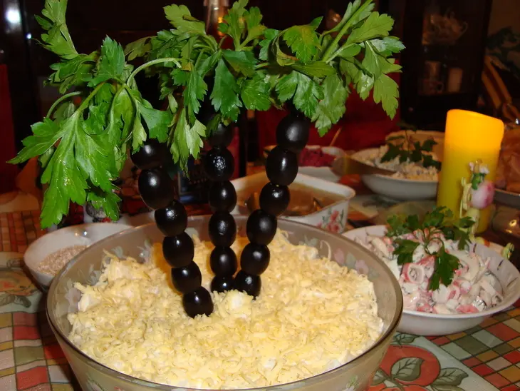 Маслиновые пальмочки: шаг 1