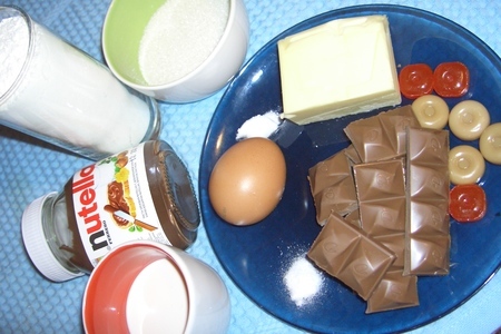 Песочное печенье в шоколадной глазури: шаг 1