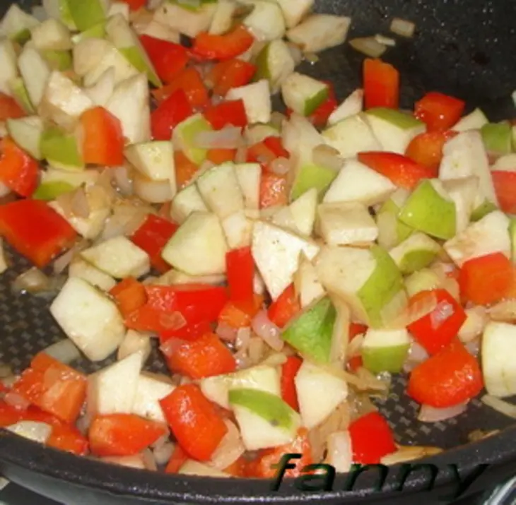 Жаркое из гусиной (куриной) печенки: шаг 3