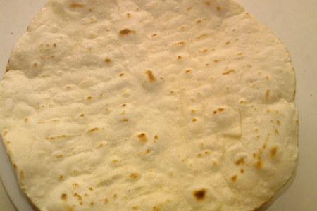 Тортилья,тортийя-мексиканский хлеб(домашний): шаг 4