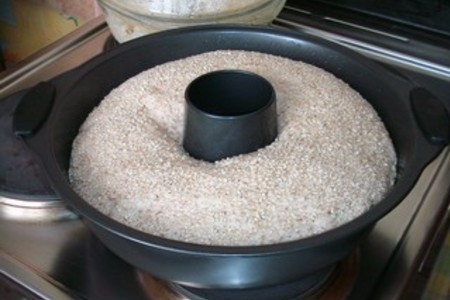 Калач домашний с ржано-пшеничной клетчаткой и кунжутом: шаг 4