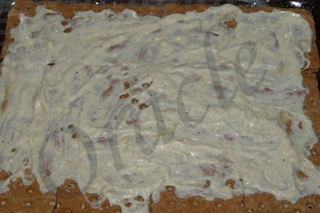 Торт - лазанья с хлебцами  finn crisp: шаг 4