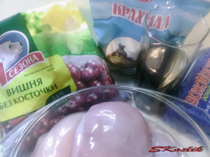 Вишневая курочка: шаг 1