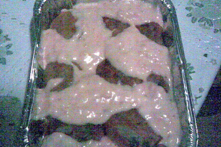 Картофельные оладьи,  запеченные в мясной подливе: шаг 2