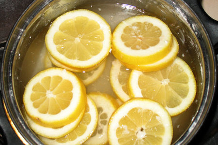 Миндально-апельсиново-творожная запеканка с карамеллизированными лимонами: шаг 3