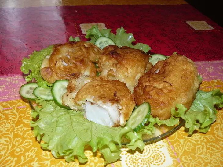 Морской окунь в пиве: шаг 2