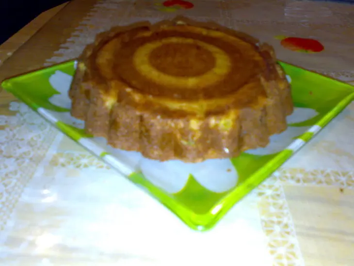 Кекс с творогом, лимоном, шоколадом и орехами: шаг 2