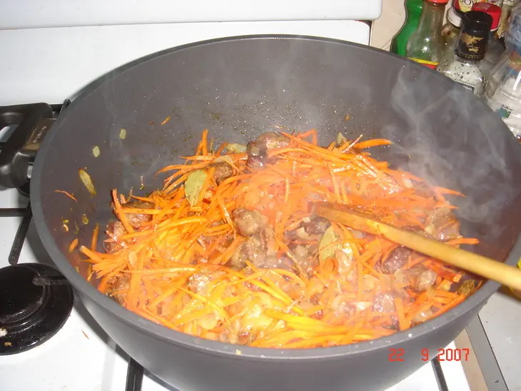 Плов рассыпчатый: шаг 1